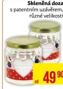 Skleněná dóza