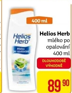 Mléko po opalování Helios Herb