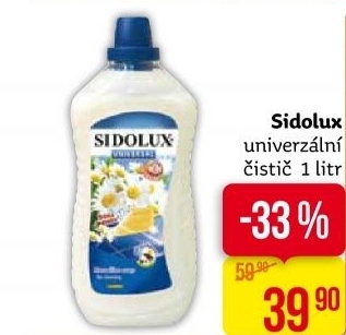 Čistič univerzální Soda Power Sidolux