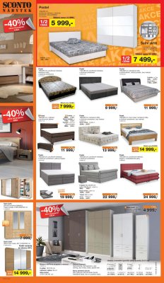 akční leták Sconto nábytek 28.6.2017-18.7.2017