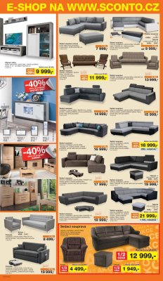 akční leták Sconto nábytek 28.6.2017-18.7.2017