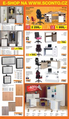 akční leták Sconto nábytek 28.6.2017-18.7.2017
