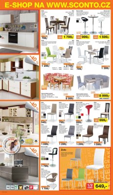 akční leták Sconto nábytek 28.6.2017-18.7.2017