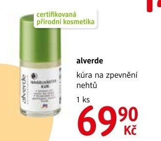 Kúra na zpevnění nehtů Alverde
