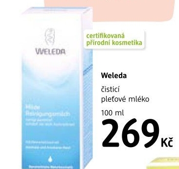 Pleťové mléko čisticí Weleda