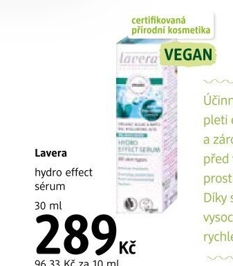 Pleťové sérum Hydro Effect Lavera