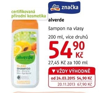 Šampon Alverde