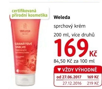 Sprchový krém Weleda
