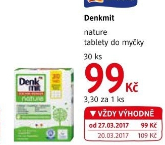 Tablety do myčky Nature Denkmit