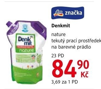 Prací prostředek tekutý nature Denkmit