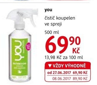 Čistič koupelen ve spreji You