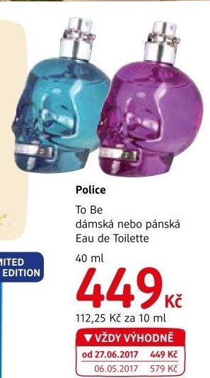 Toaletní voda pánská To Be Police