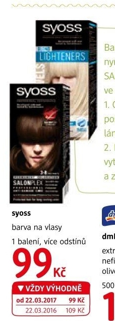 Barva na vlasy Syoss
