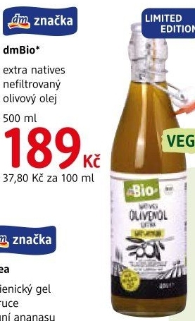 Olivový olej extra natives dm Bio
