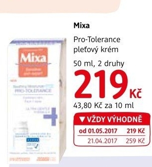 Krém pleťovýPro Tolerance Mixa
