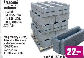 Ztracené bednění