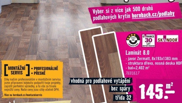 Laminátová podlaha Skandor