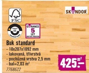 Dřevěná podlaha Skandor