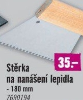 Špachtle na roztírání lepidla Kaufmann
