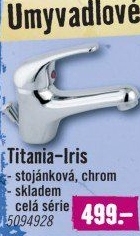 Umyvadlová stojánková baterie bez výpusti Titania Iris
