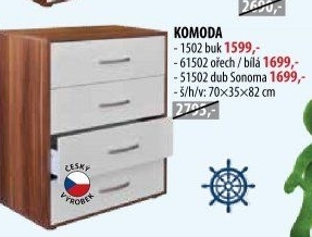 Komoda se zásuvkami 1502