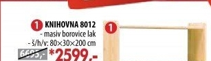 Knihovna 8012 lakovaná