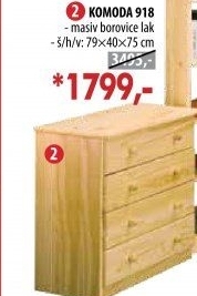 Prádelník 918 lakovaný