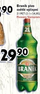 Pivo světlé výčepní 10° Braník