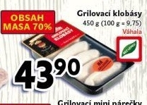 Grilovací klobása Váhala