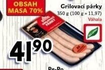 Grilovací párky Váhala