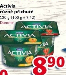Jogurt ochucený Activia Danone
