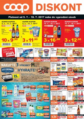 akční leták COOP 5.7.2017-18.7.2017