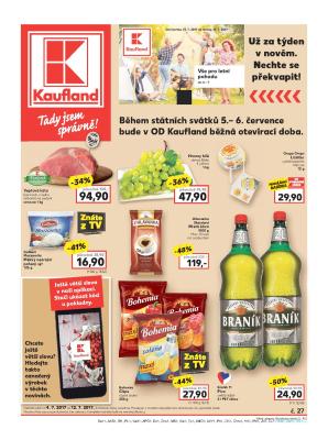 akční leták Kaufland 4.7.2017-12.7.2017