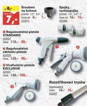 Stříkací pistole na hadici J.A.D Tools