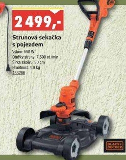 Elektrická strunová sekačka Black&amp