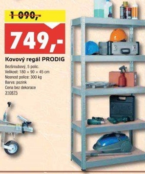 Kovový regál