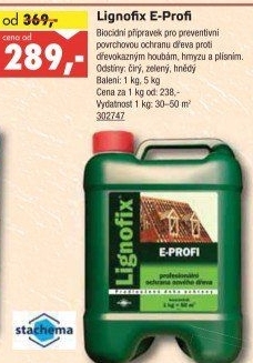 Ochrana dřeva Lignofix E-Profi Stachema