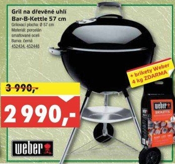 Gril na dřevěné uhlí Weber Compact Kettle