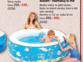 Nafukovací dětský bazén