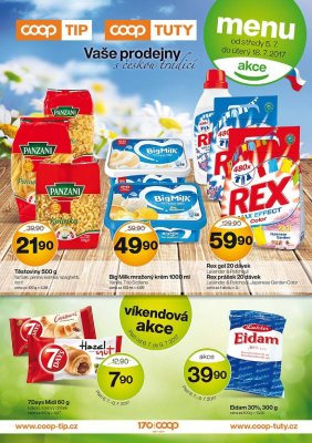 akční leták COOP 5.7.2017-18.7.2017