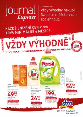 akční leták dm drogerie 12.7.2017-8.8.2017