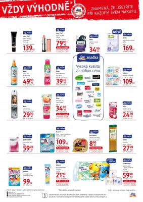akční leták dm drogerie 12.7.2017-8.8.2017
