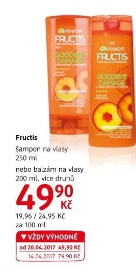 Šampon Fructis Garnier