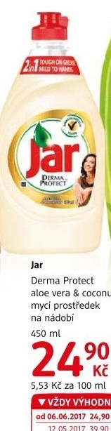 Prostředek na nádobí Jar Dermaprotect