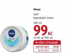 Krém hydratační Soft Nivea