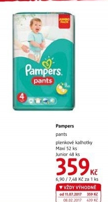 Pleny dětské Pampers Pants
