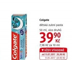 Pasta na zuby dětská Colgate