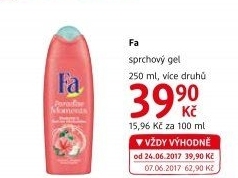 Sprchový gel Fa