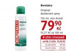 Deodorant sprej Borotalco