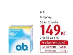 Tampony O.B.